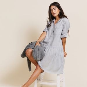 Grayson Changemaker Dress LIQUID LYOCELL (light grey) - S-M (4-8)